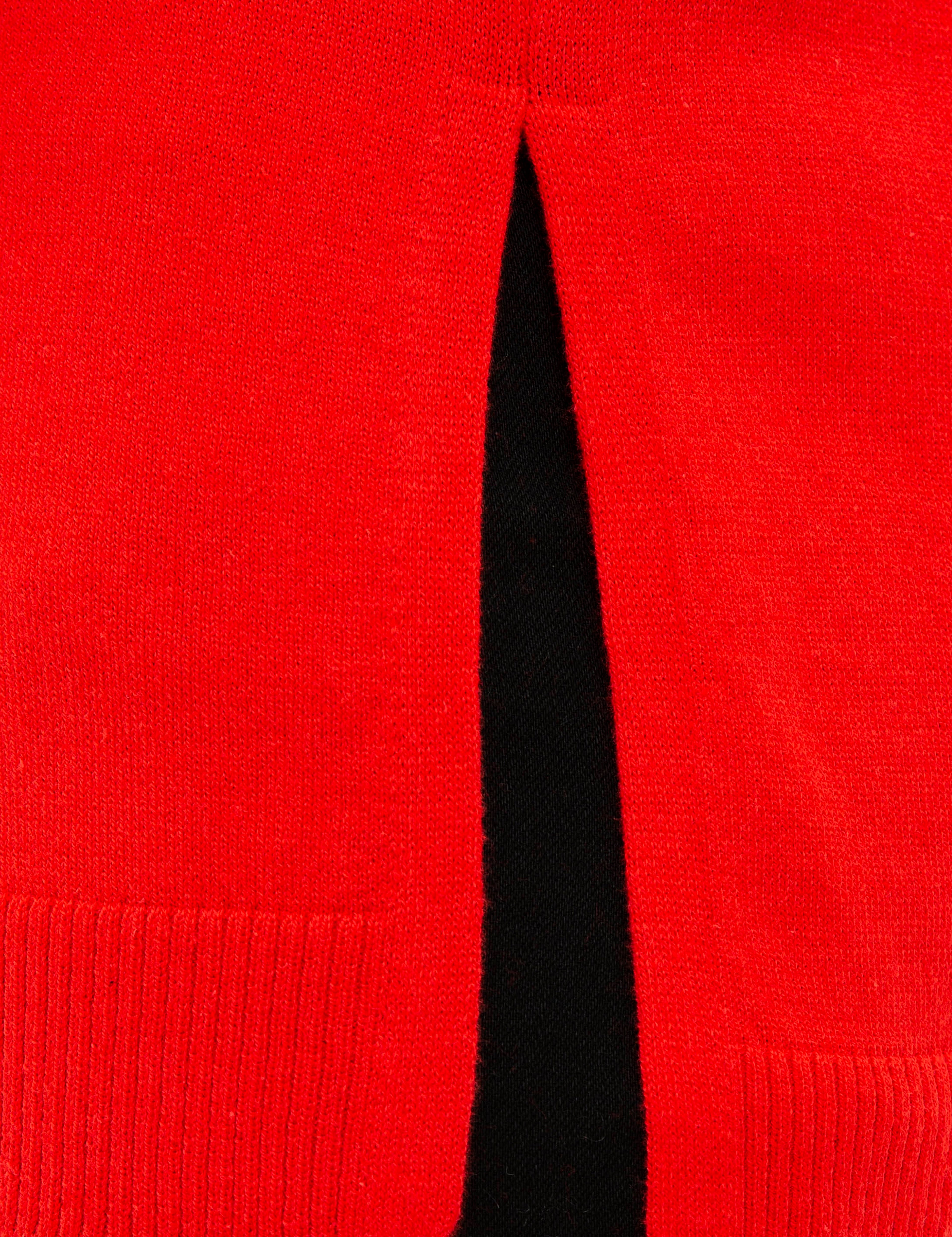 Kırmızı Triko Kazak - Image 6