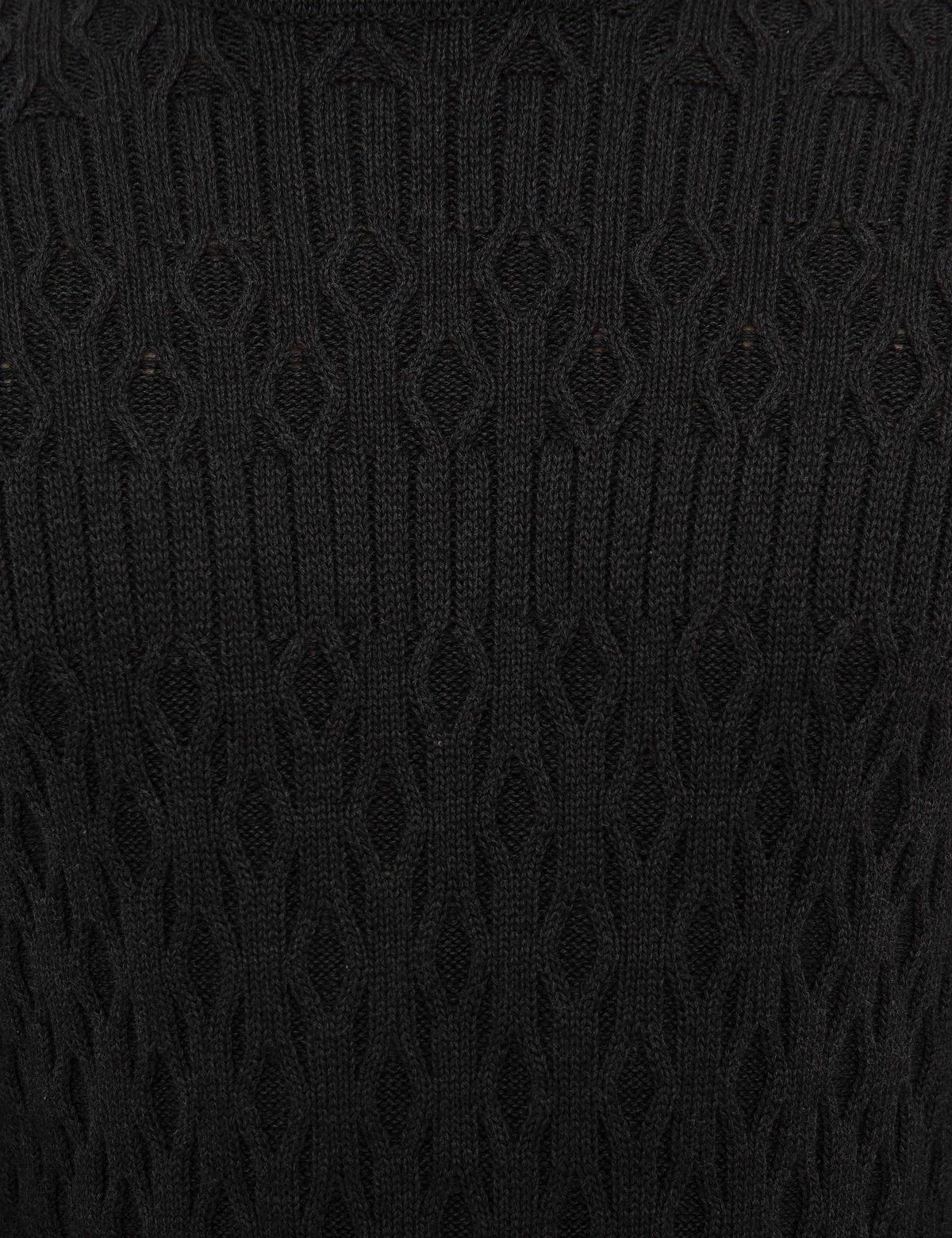 Antrasit Melanj Slim Fit Kazak - 50208932038