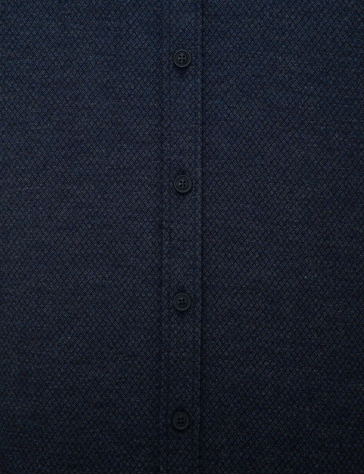 Lacivert Slim Fit Gömlek - 50209597028