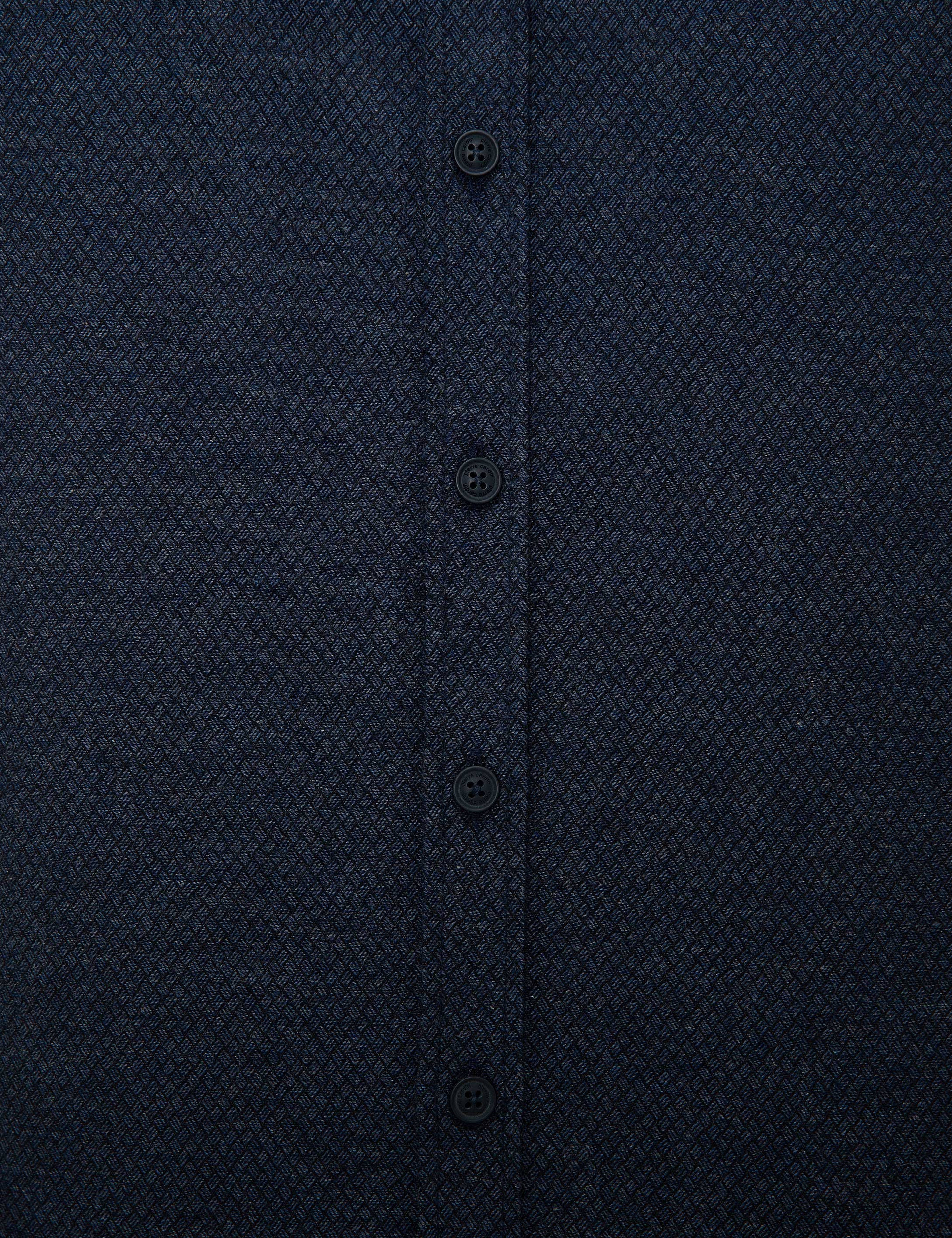 Lacivert Slim Fit Gömlek - Image 6