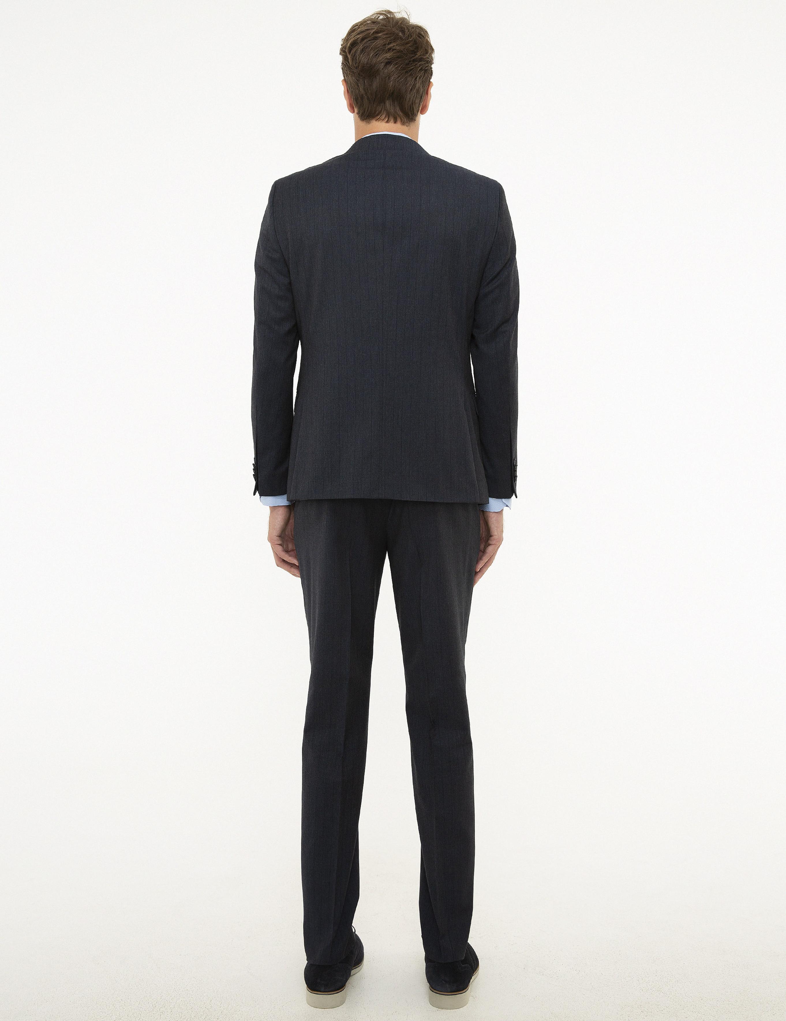 Lacivert Ekstra Slim Fit Takım Elbise