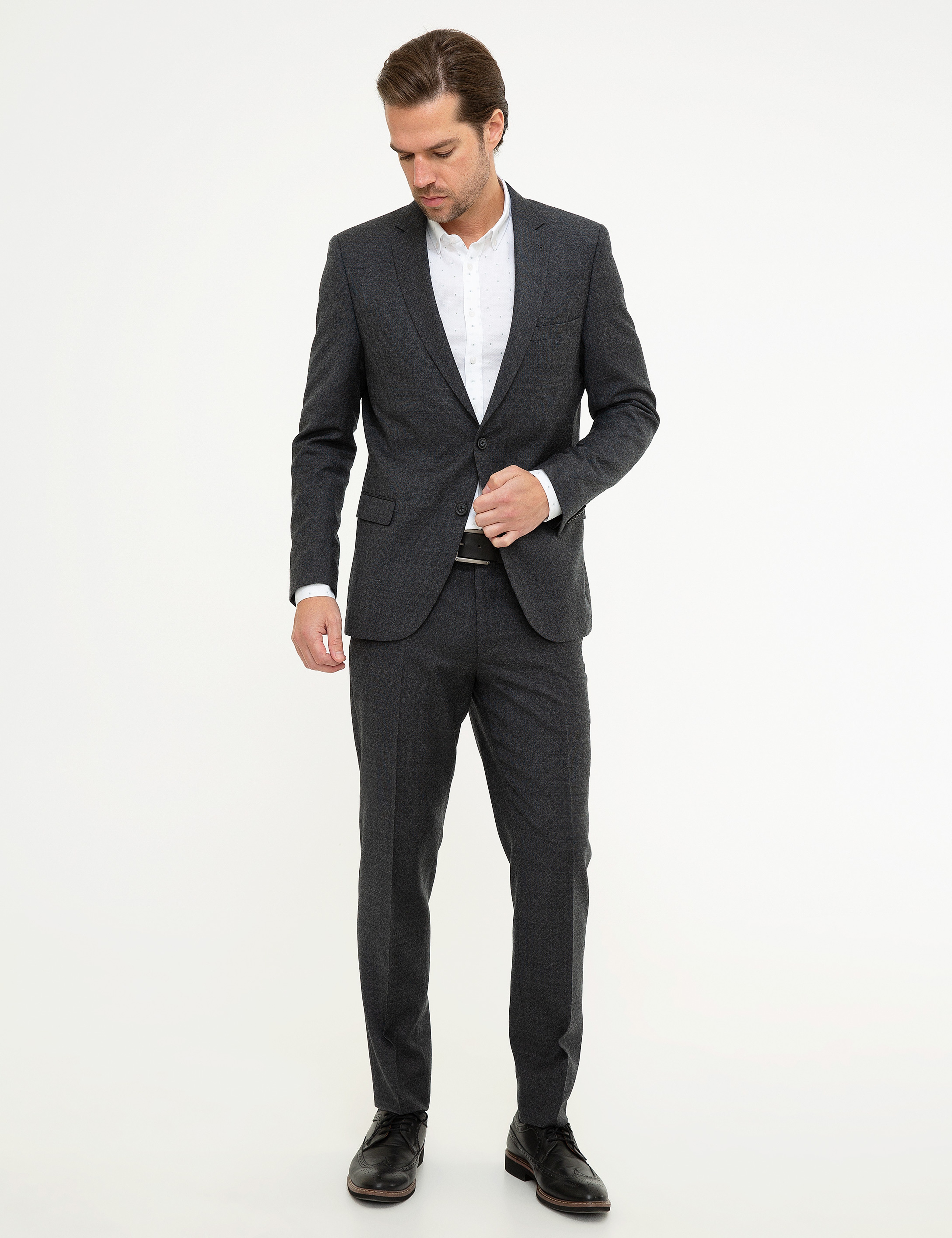 Füme Ex. Slim Fit Takım Elbise - Image 1