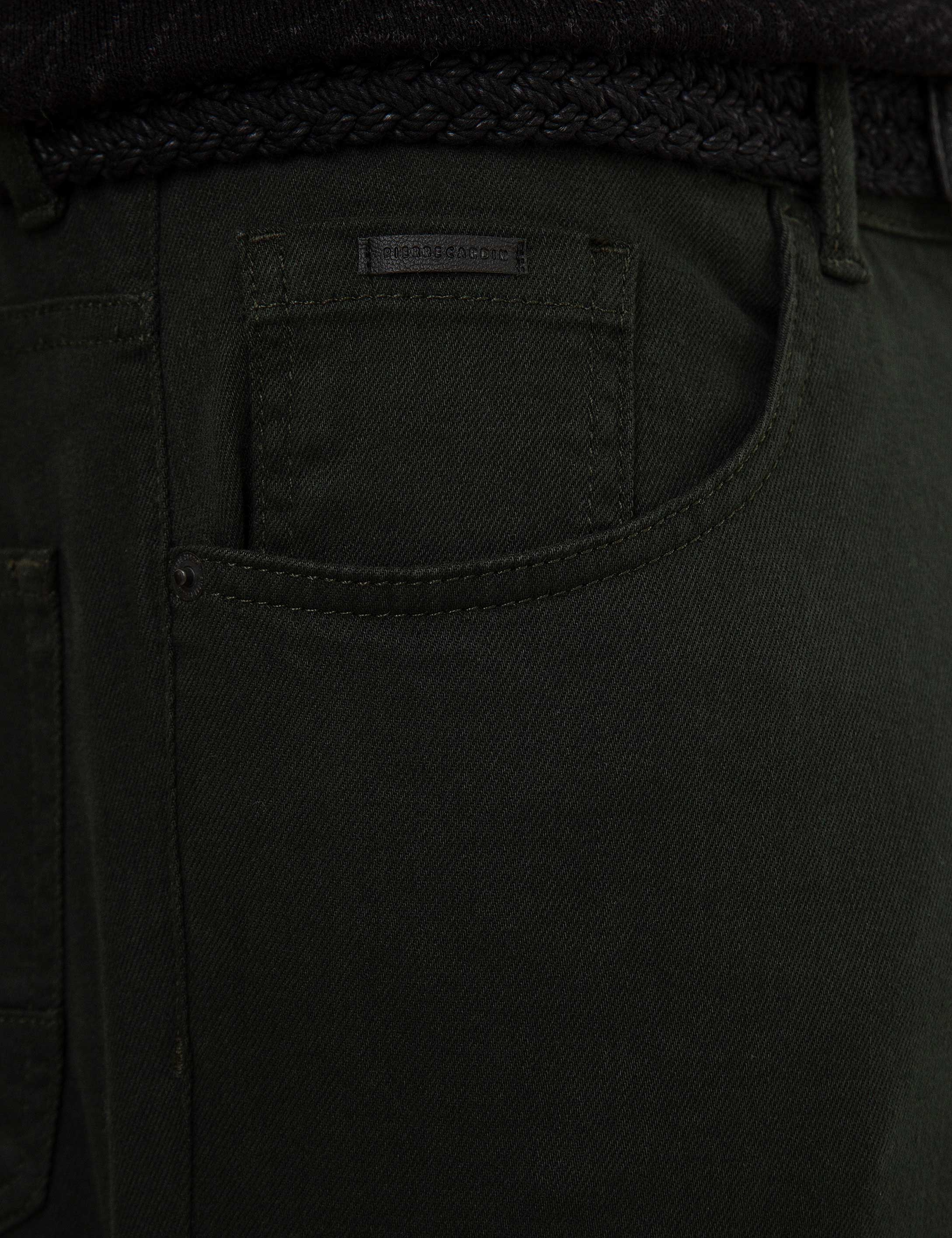 Haki Slim Fit Jean Pantolon