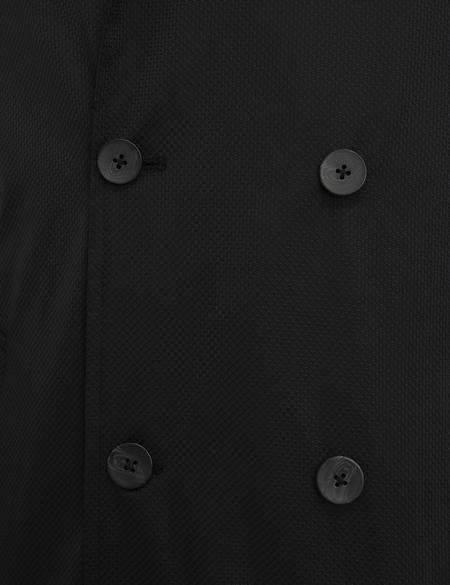 Siyah Standart Fit Trençkot - 50212078003