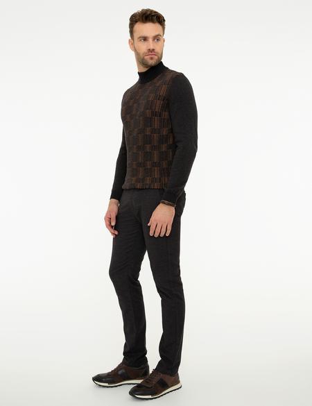 Siyah Slim Fit Chino Pantolon - 50209006065