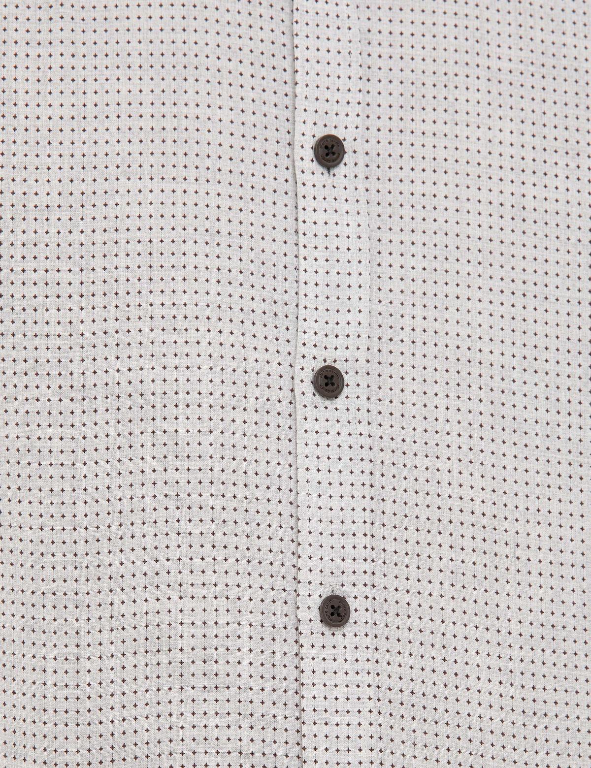 Kahverengi Slim Fit Gömlek - 50209267005