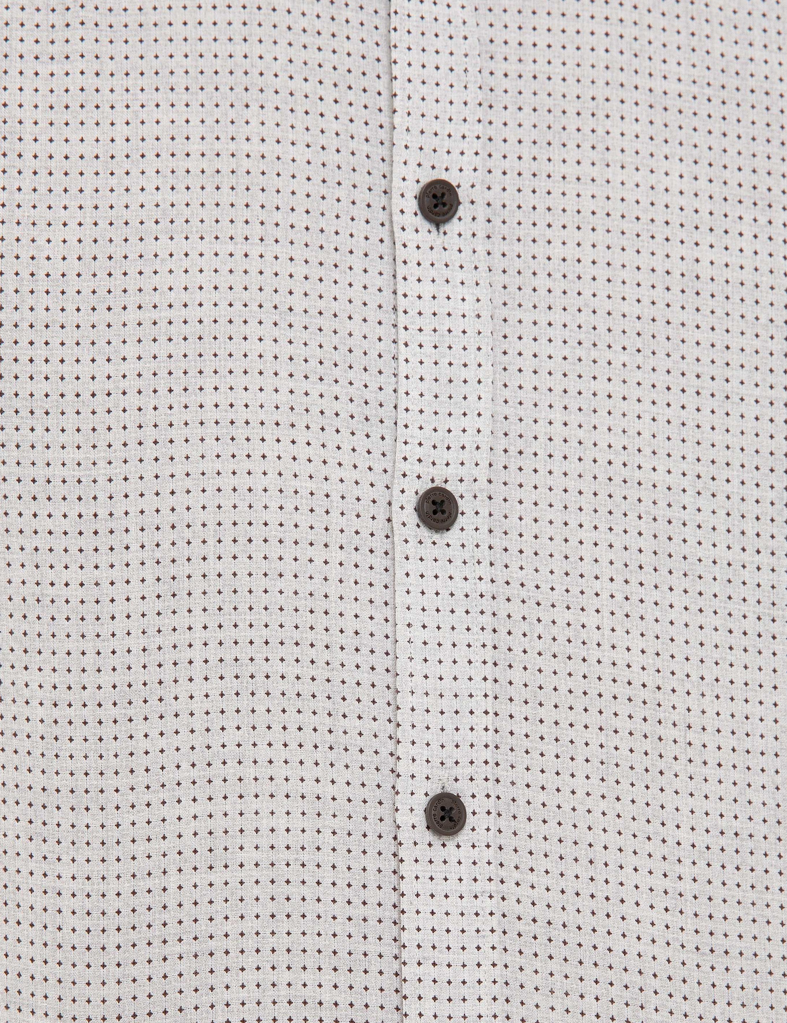 Kahverengi Slim Fit Gömlek