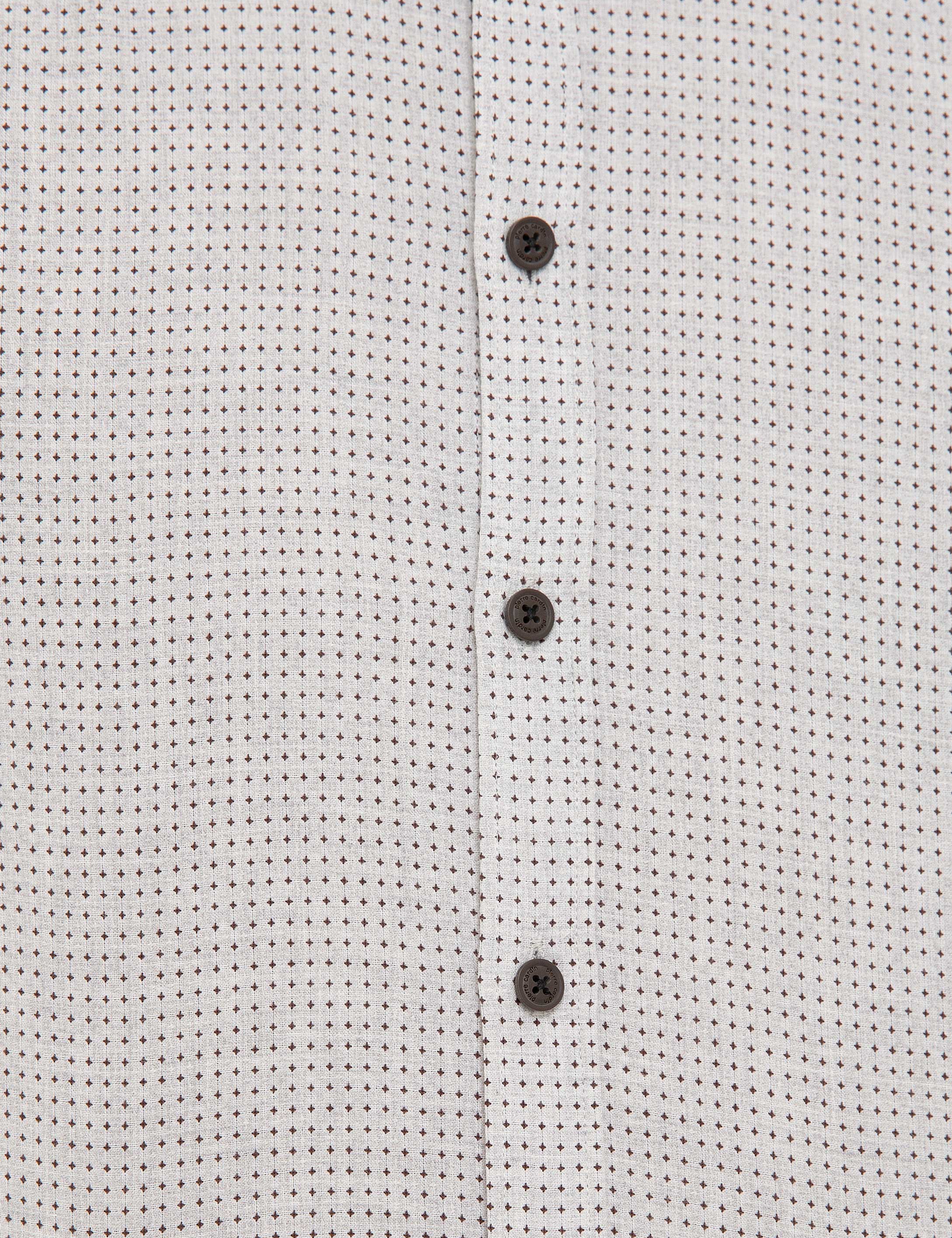 Kahverengi Slim Fit Gömlek - Image 6