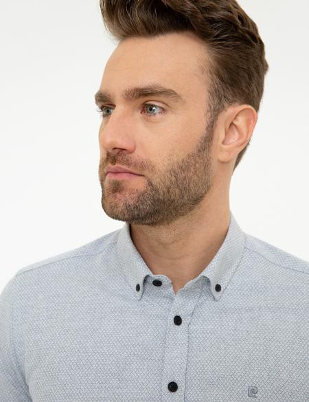 Gri Slim Fit Gömlek - 50209597001