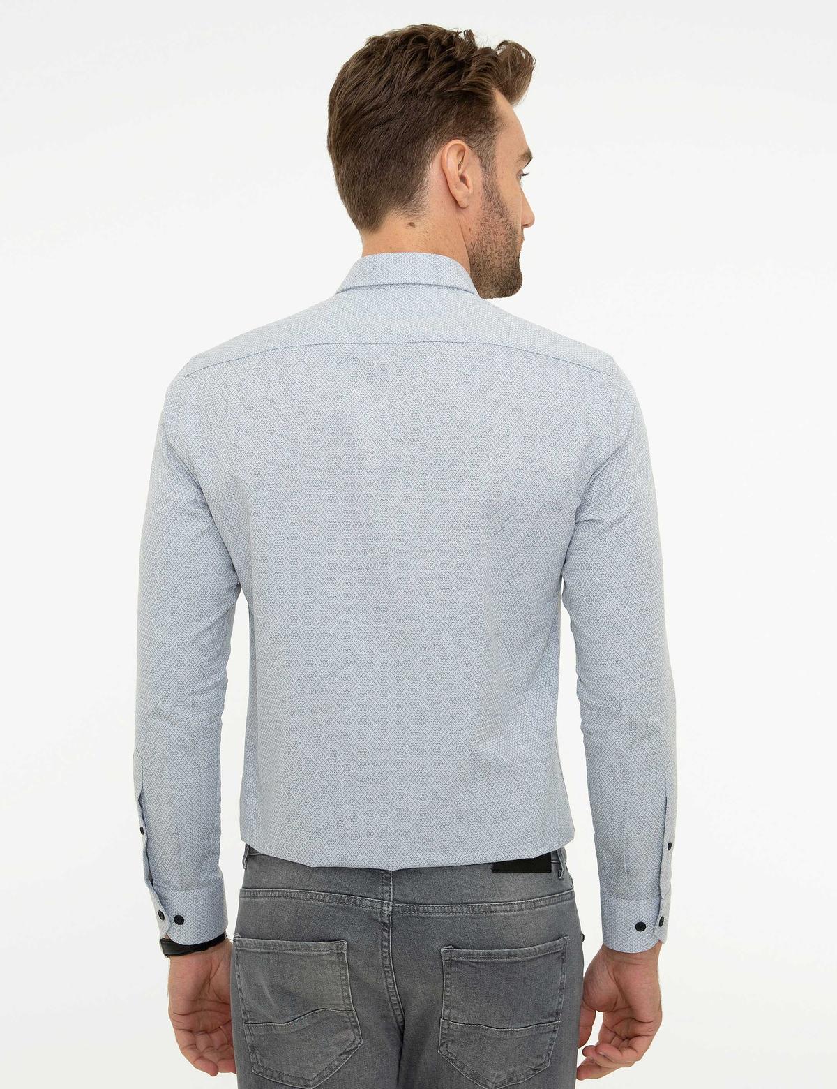 Gri Slim Fit Gömlek - 50209597001