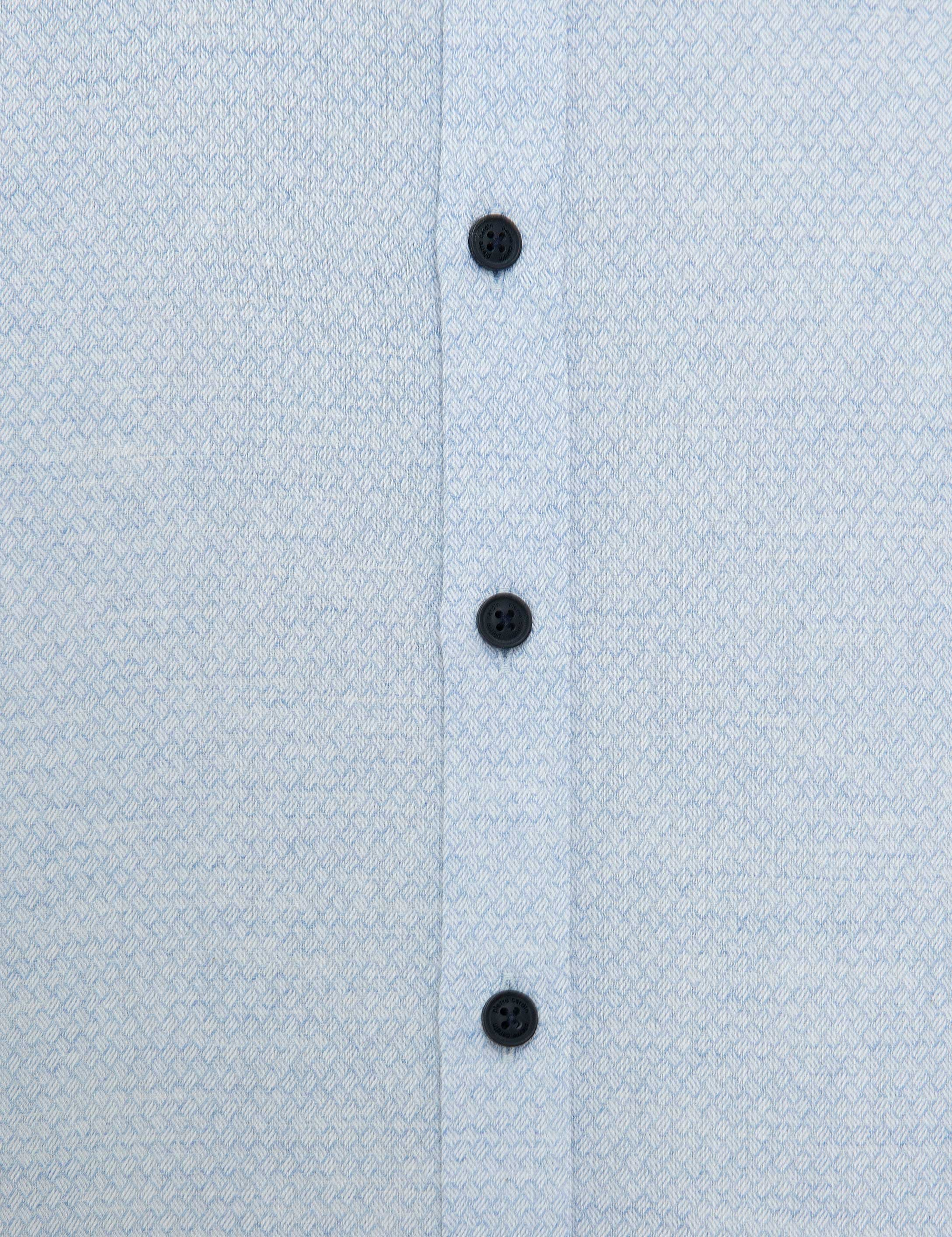 Açık Mavi Slim Fit Gömlek - Image 6