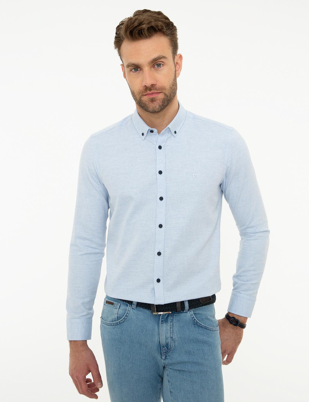 Açık Mavi Slim Fit Gömlek