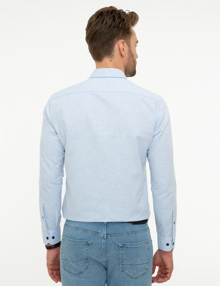 Açık Mavi Slim Fit Gömlek - 50209597010