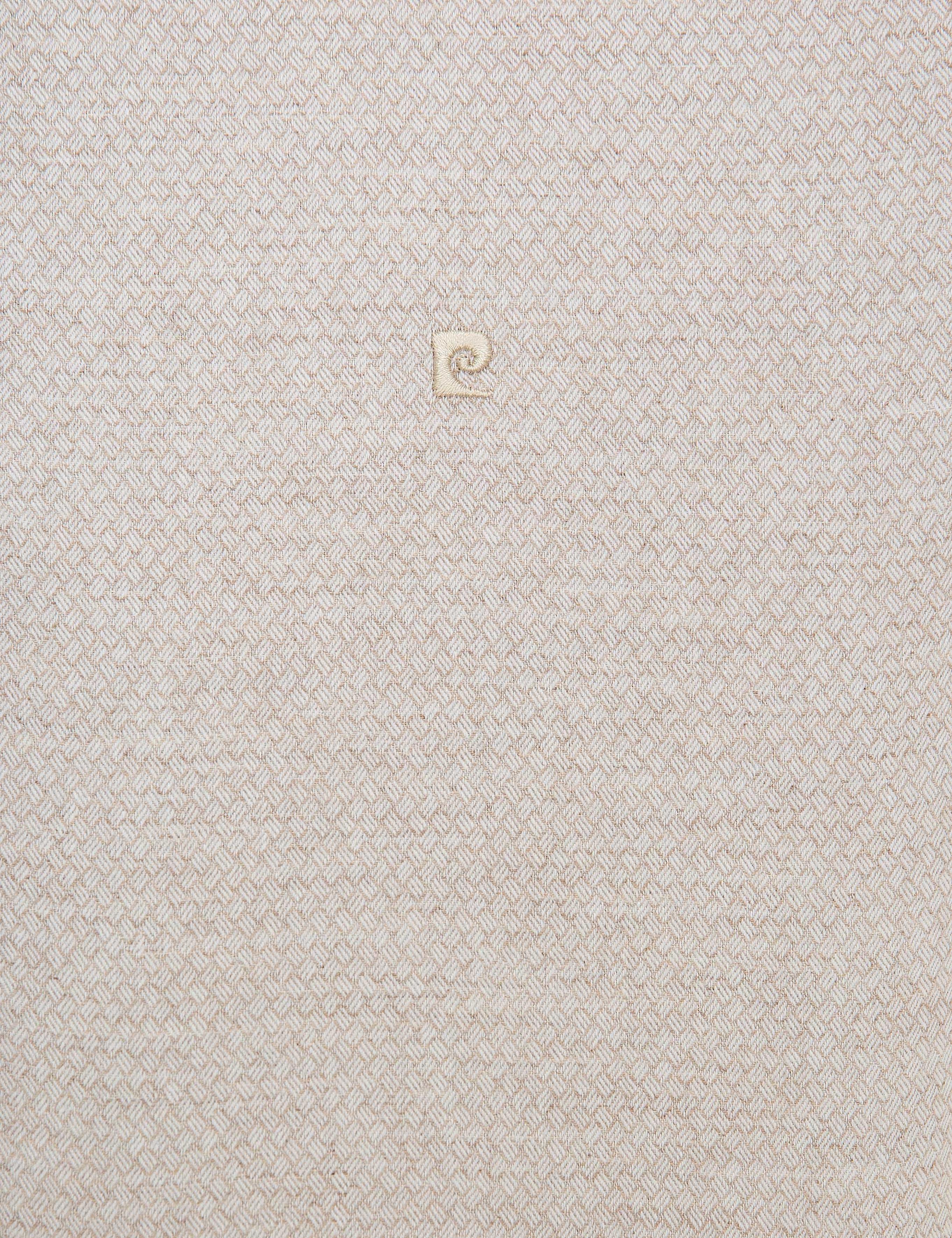 Bej Slim Fit Gömlek