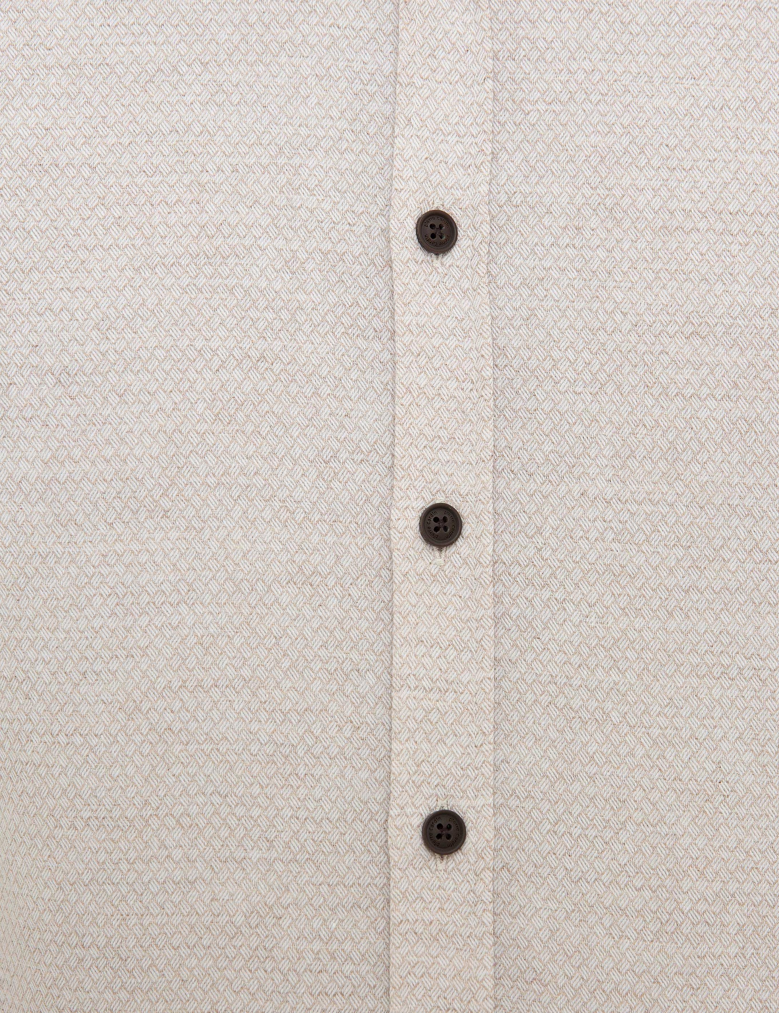 Bej Slim Fit Gömlek