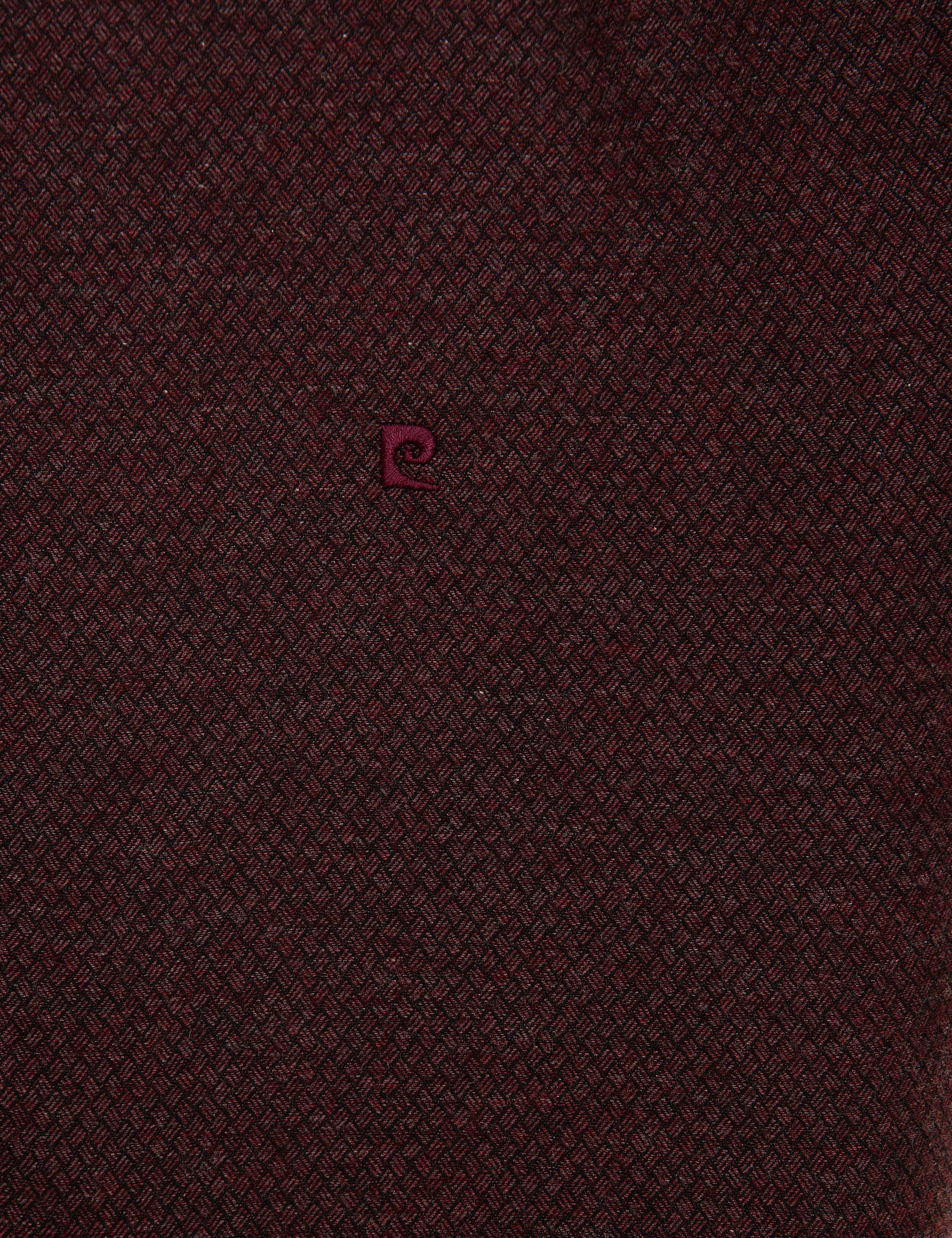 Bordo Slim Fit Gömlek - Image 5