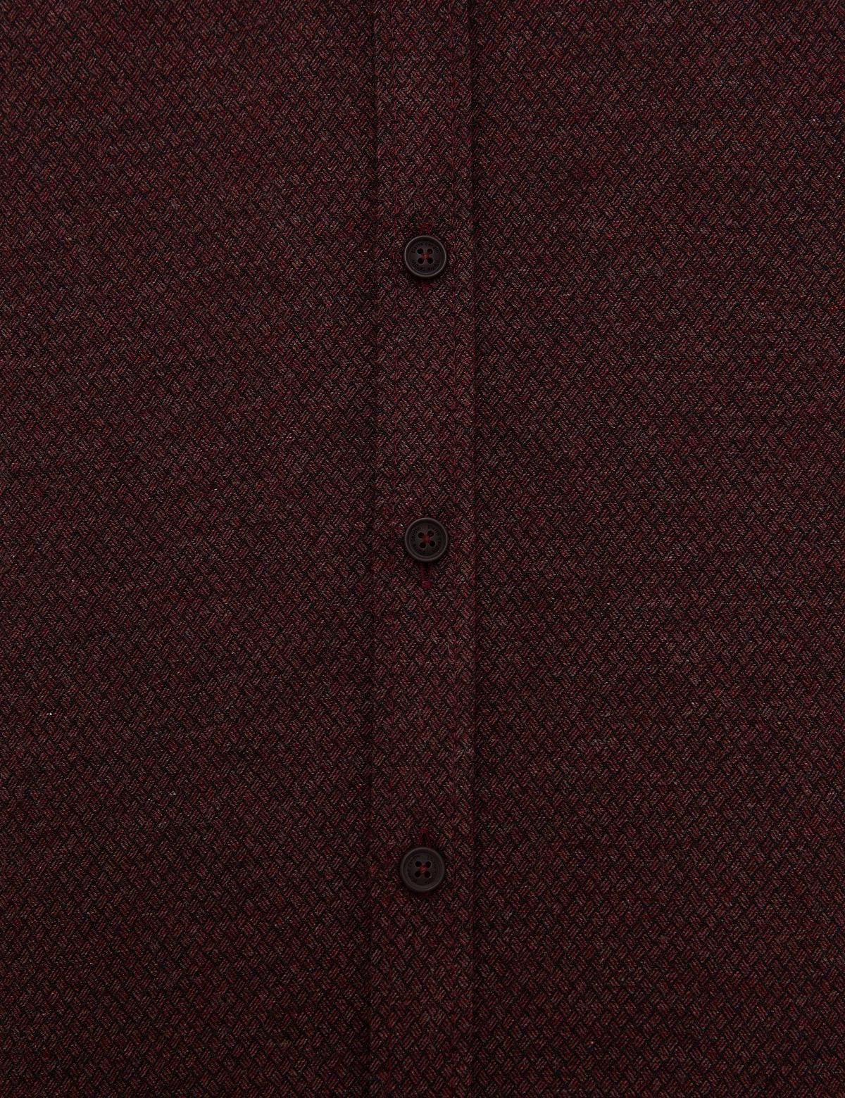 Bordo Slim Fit Gömlek - 50209597046