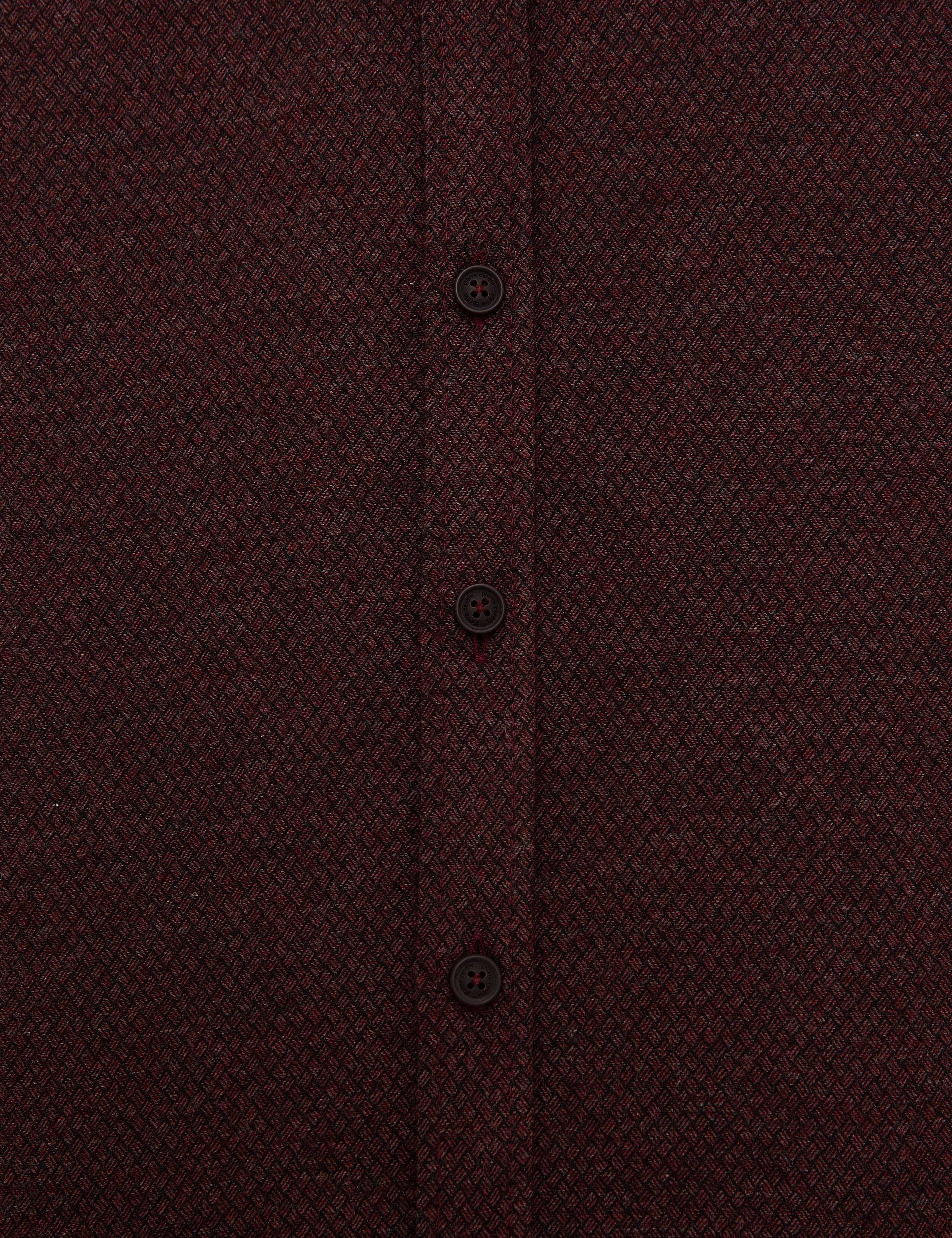 Bordo Slim Fit Gömlek - Image 6