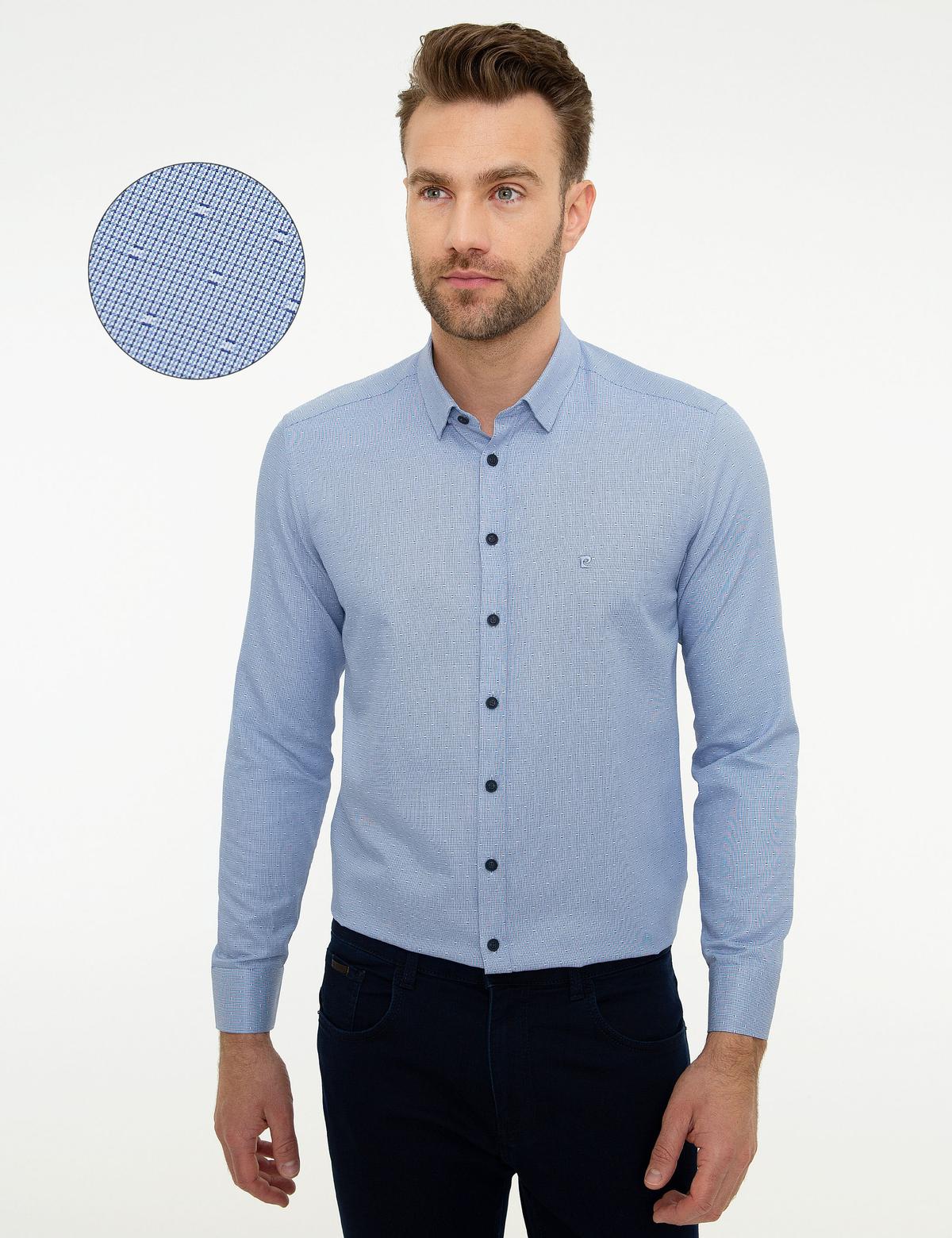 Mavi Slim Fit Gömlek