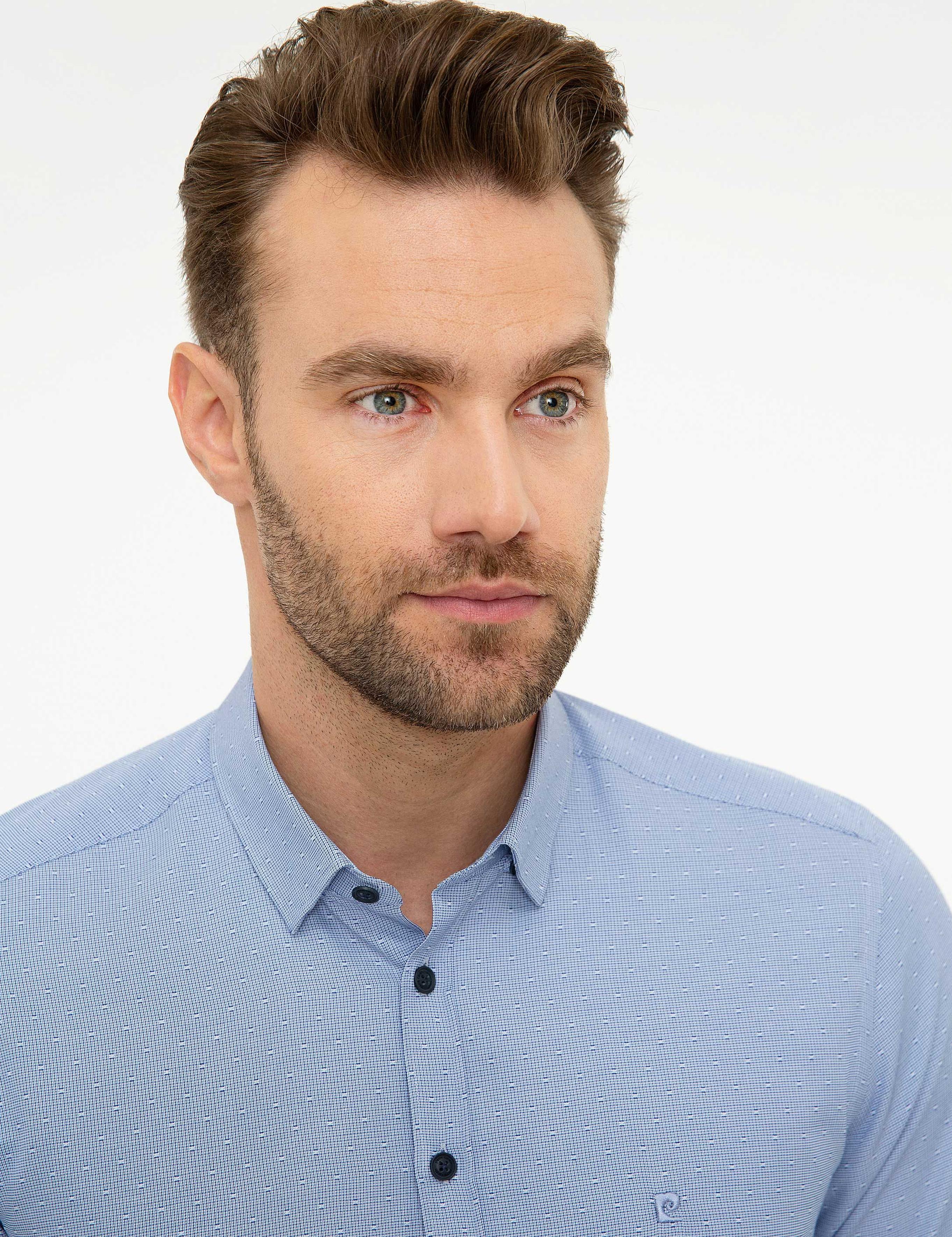 Mavi Slim Fit Gömlek