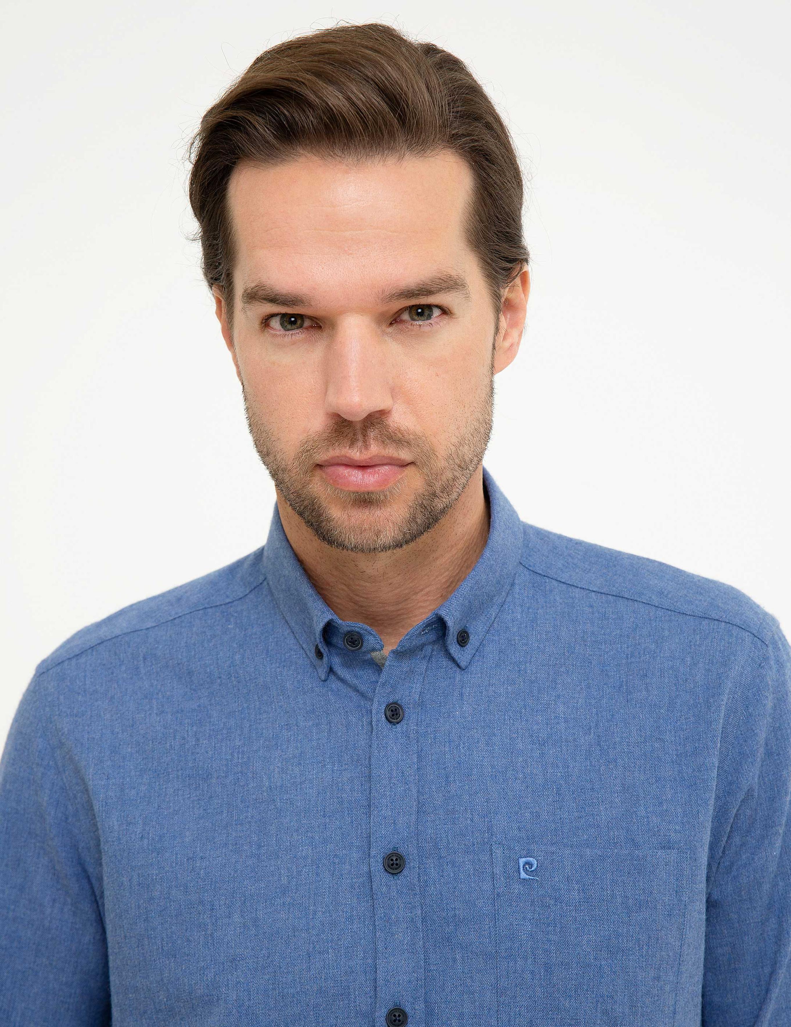 Mavi Regular Fit Uzun Kollu Gömlek