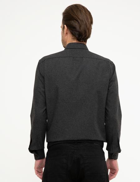 Siyah Regular Fit Gömlek - 50209643016