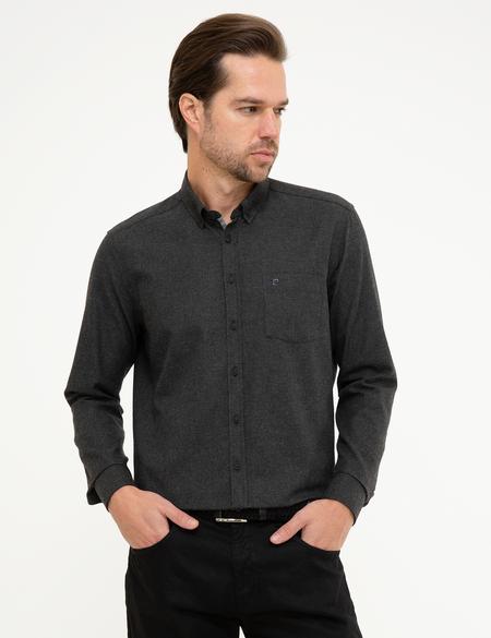 Siyah Regular Fit Gömlek - 50209643016