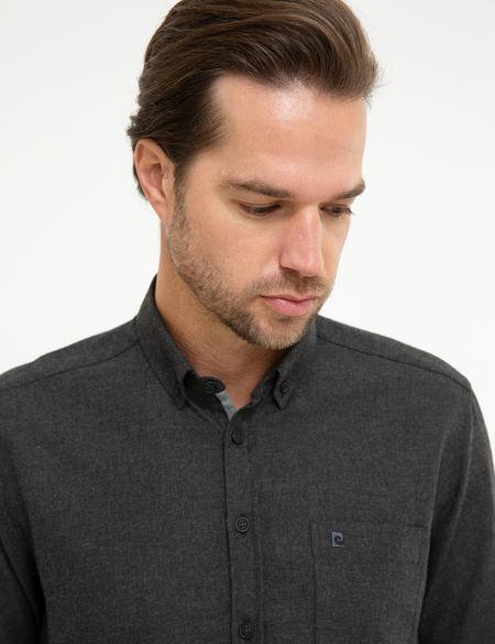 Siyah Regular Fit Gömlek - 50209643016