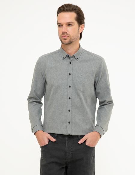 Gri Regular Fit Gömlek - 50209643029