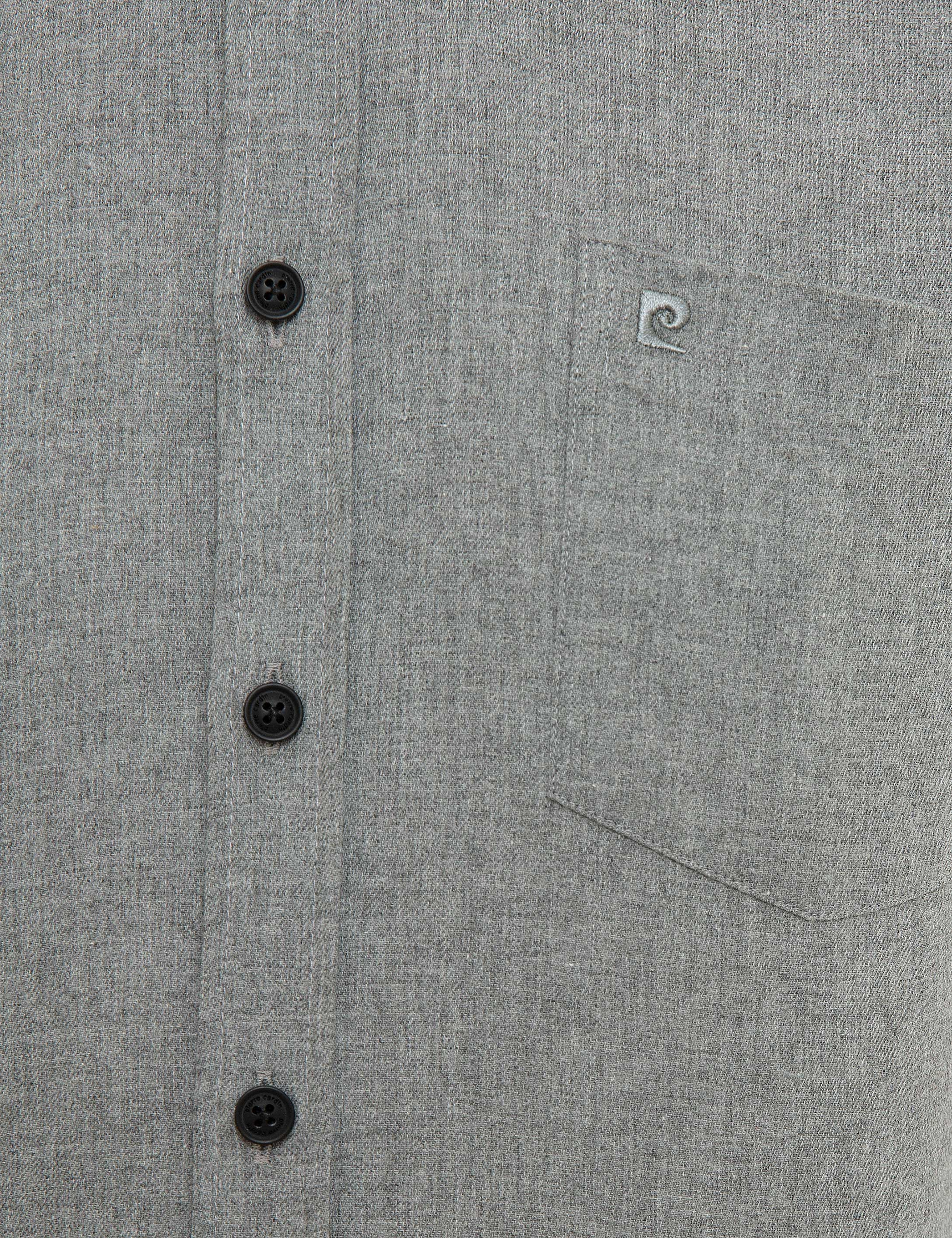 Gri Regular Fit Gömlek - Image 5