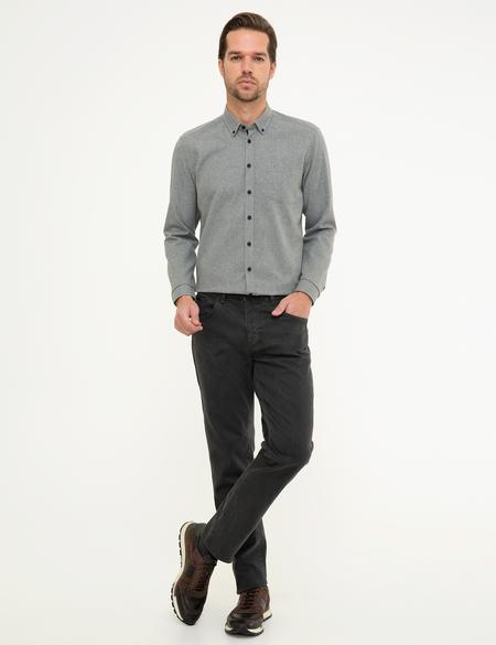 Gri Regular Fit Gömlek - 50209643029