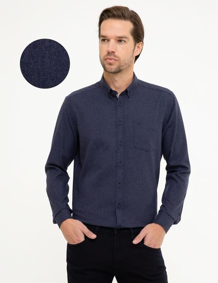 Lacivert Regular Fit Gömlek - 50209643038