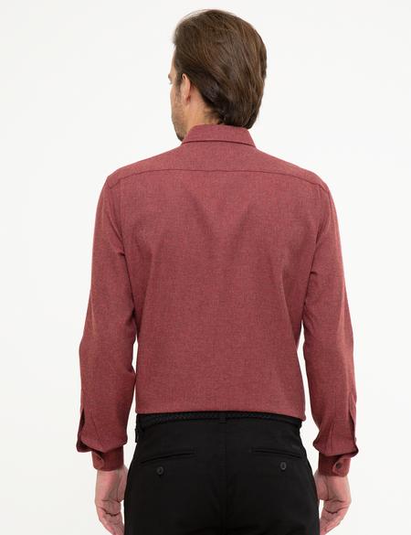 Bordo Regular Fit Gömlek - 50209643043
