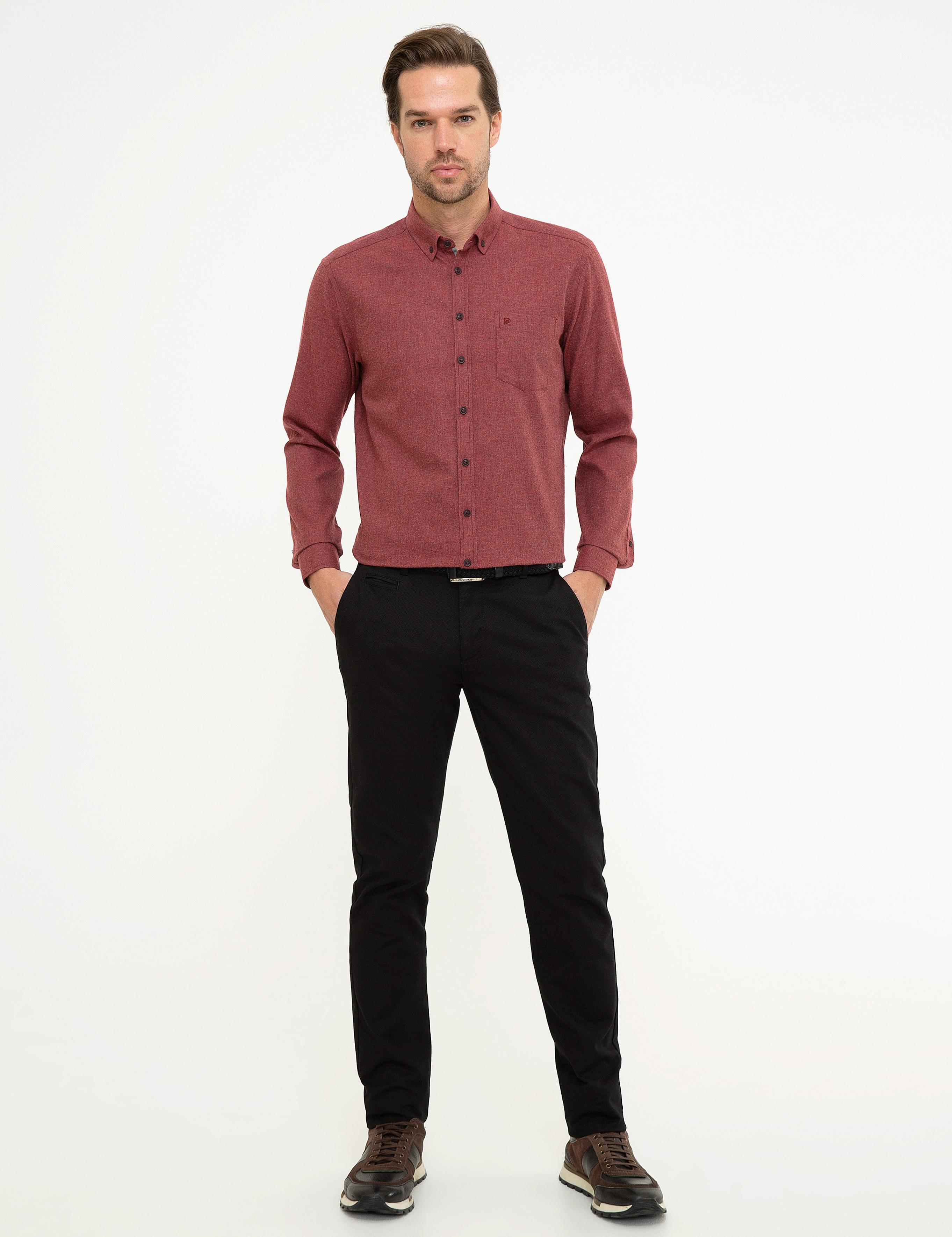 Bordo Regular Fit Gömlek