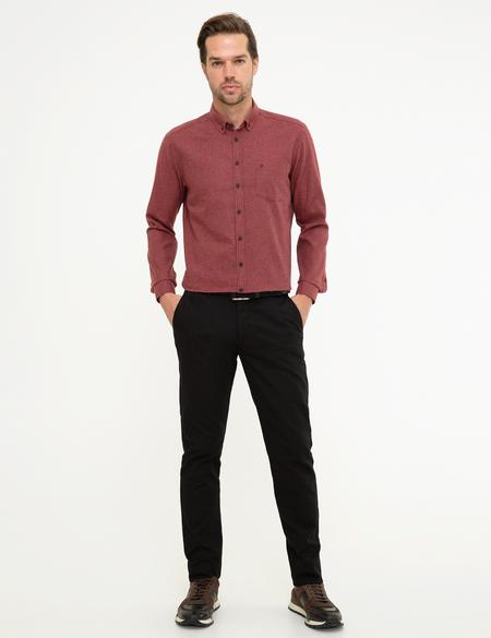 Bordo Regular Fit Gömlek - 50209643043