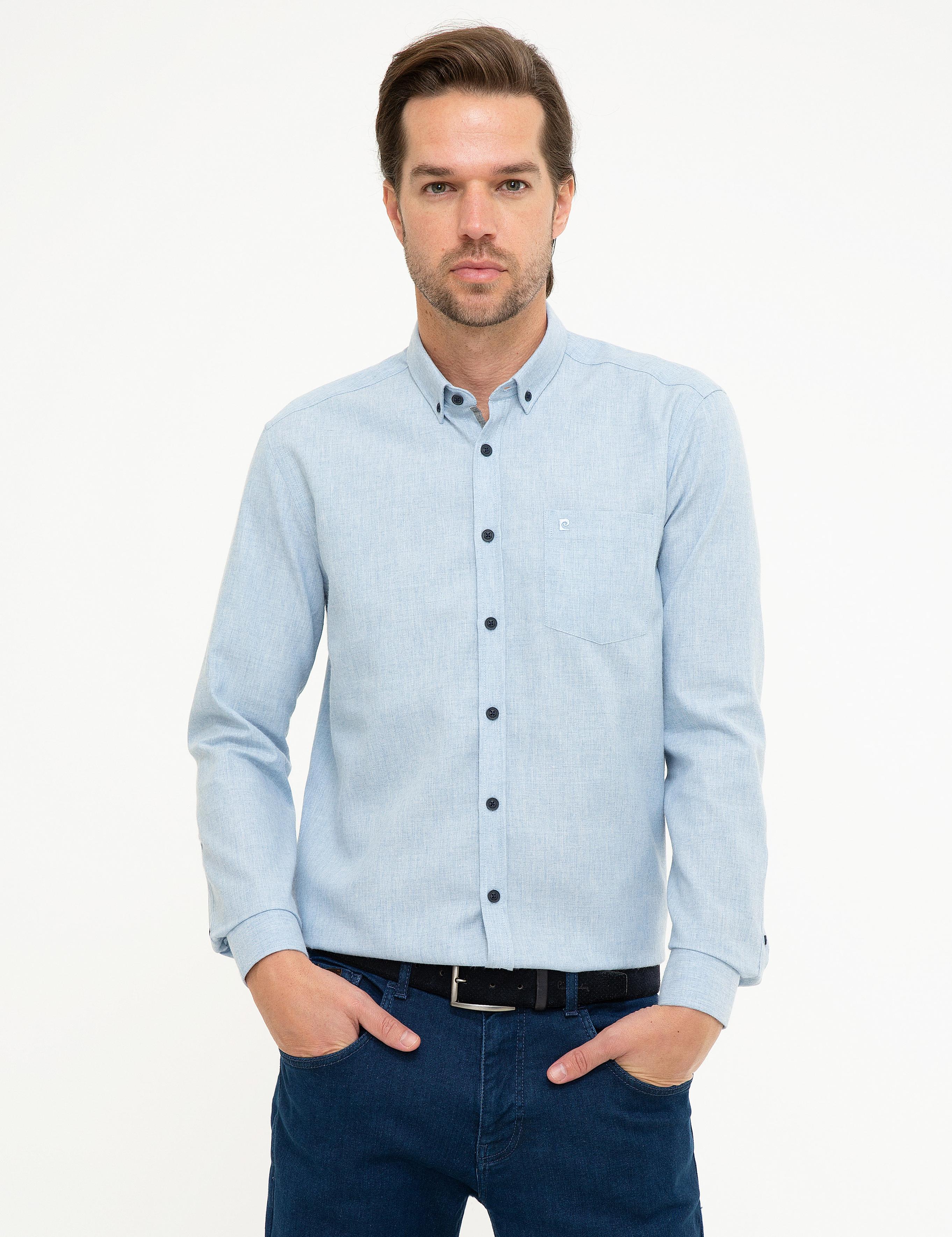 Açık Mavi Regular Fit Gömlek