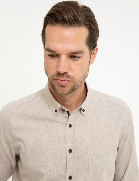 Bej Regular Fit Gömlek - 50209643084