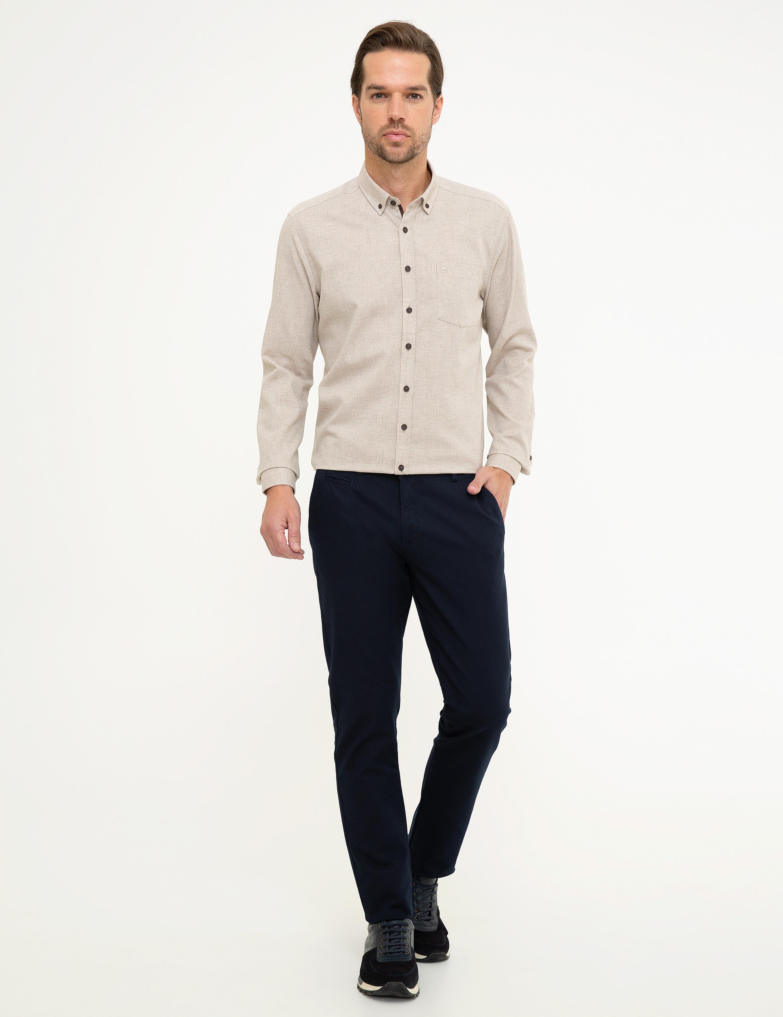 Bej Regular Fit Gömlek