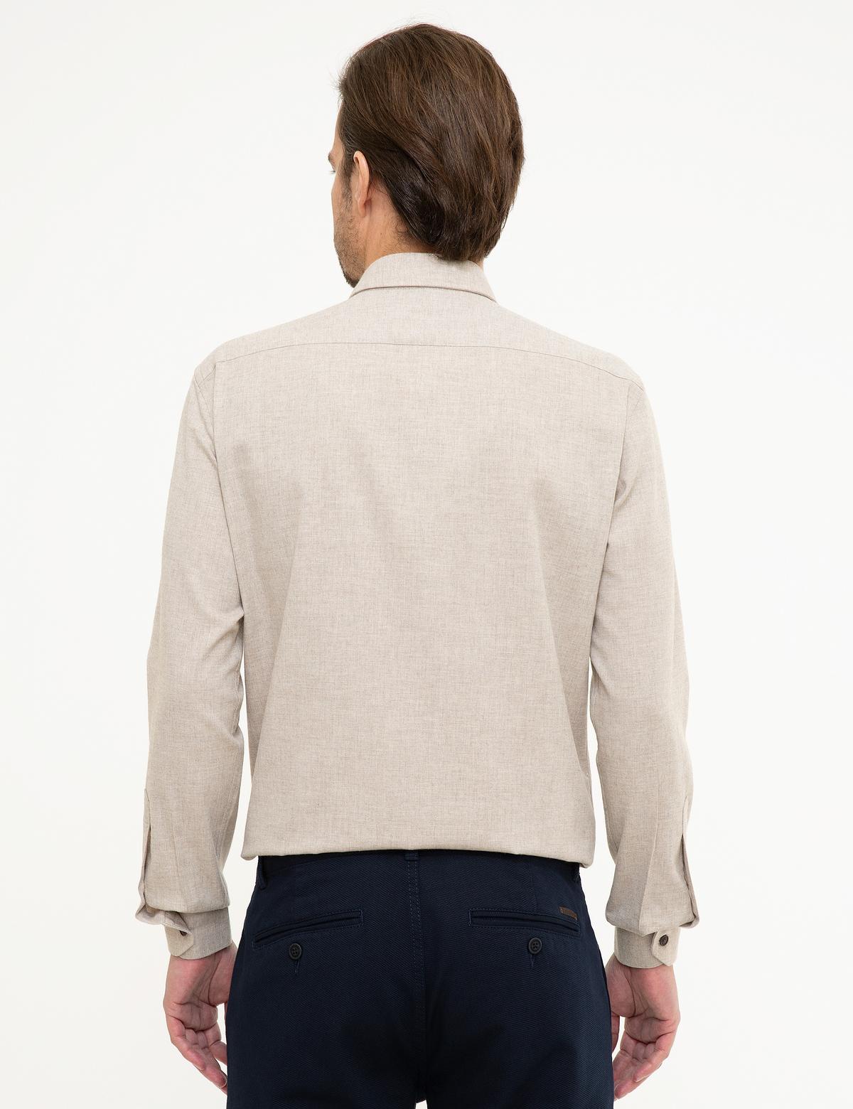 Bej Regular Fit Gömlek - 50209643084