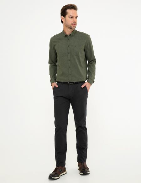 Yeşil Regular Fit Gömlek - 50209643095