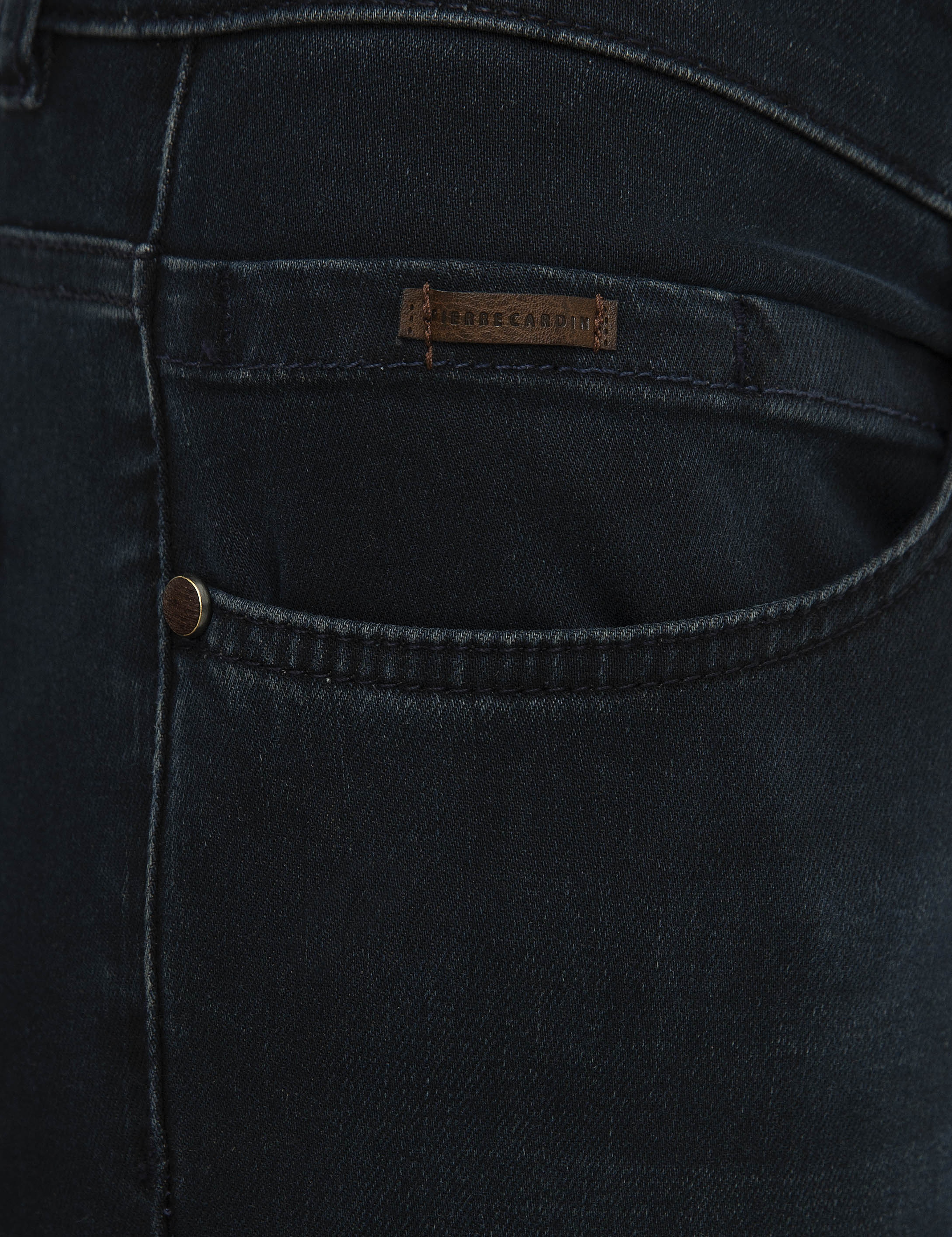 Lacivert Slim Fit Denim Pantolon - Image 4