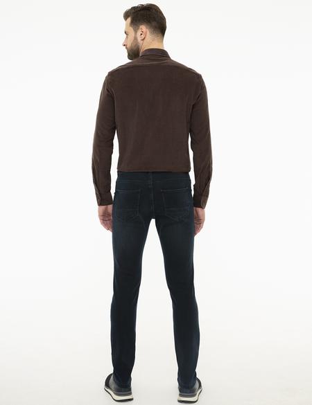 Lacivert Slim Fit Denim Pantolon - 50210437034