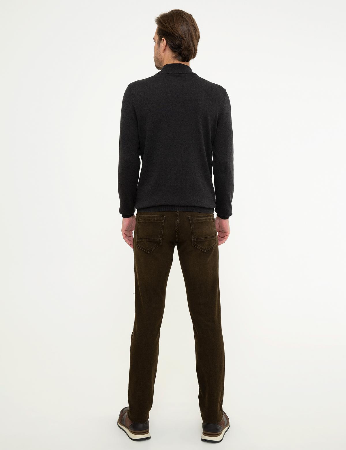 Kahverengi Slim Fit Jean Pantolon - 50210484033