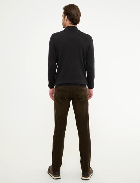 Kahverengi Slim Fit Jean Pantolon - 50210484033