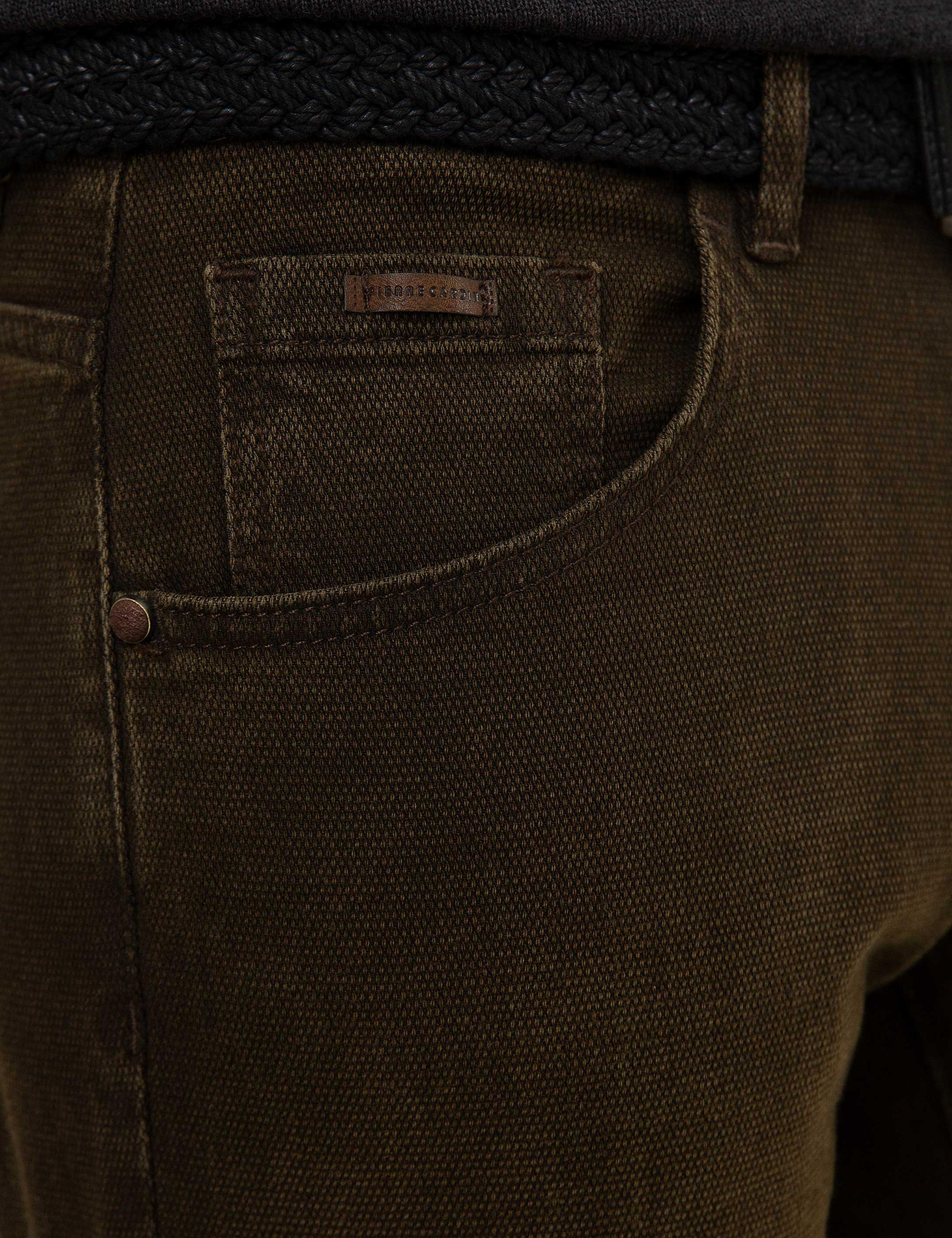 Kahverengi Slim Fit Jean Pantolon