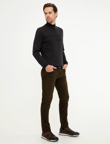 Kahverengi Slim Fit Jean Pantolon - 50210484033