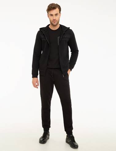 Siyah Regular Fit Sweatshirt
