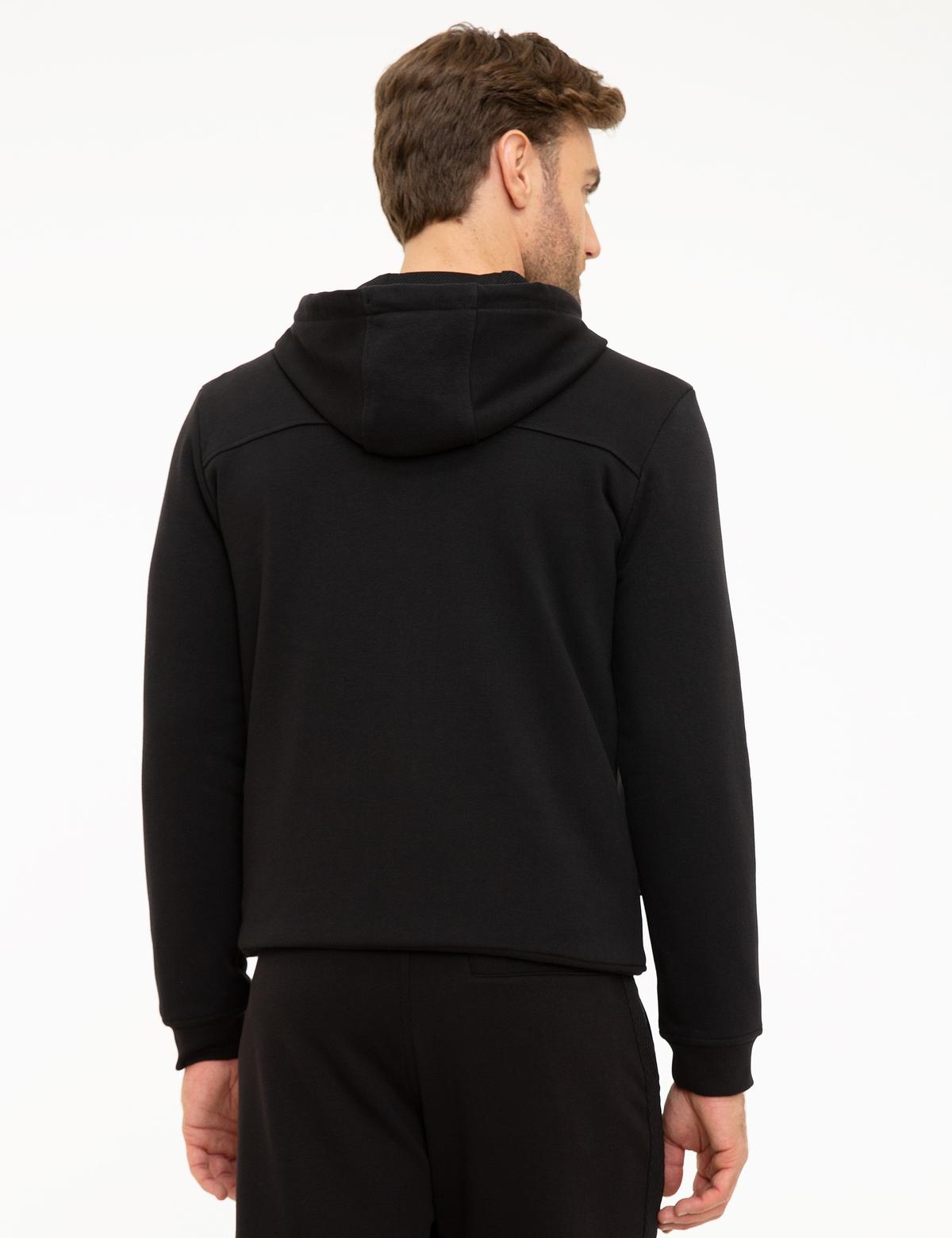 Siyah Regular Fit Sweatshirt - 50210607017