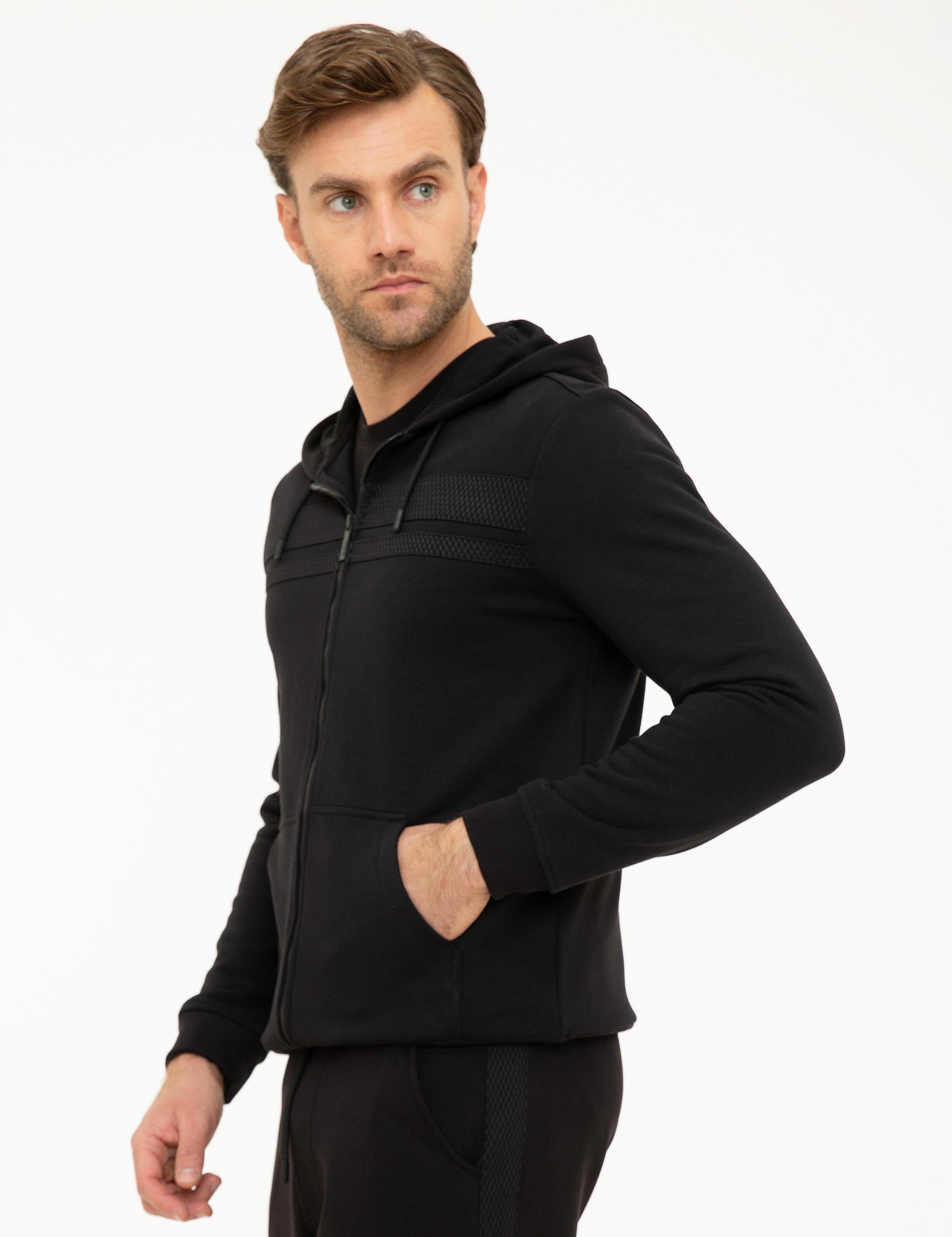 Siyah Regular Fit Sweatshirt