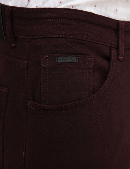 Bordo Slim Fit Denim Pantolon - 50211304172